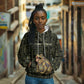 Heqet Ornate Frog Egyptian Hoodie with Hieroglyphic Backdrop in Creation Theme