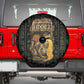 Heqet Ornate Frog Egyptian Spare Tire Cover with Hieroglyphic Backdrop in Creation Theme