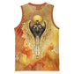 Ra Egyptian Basketball Jersey Sun God Eye of Ra Fiery Wings Eternal Source Golden Light