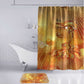 Ra Egyptian Bathroom Set Sun God Eye of Ra Fiery Wings Eternal Source Golden Light
