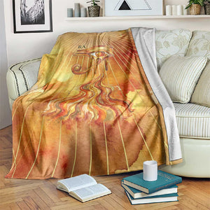 Ra Egyptian Blanket Sun God Eye of Ra Fiery Wings Eternal Source Golden Light