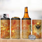 Ra Egyptian 4 in 1 Can Cooler Tumbler Sun God Eye of Ra Fiery Wings Eternal Source Golden Light