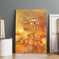 Ra Egyptian Canvas Wall Art Sun God Eye of Ra Fiery Wings Eternal Source Golden Light
