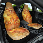 Ra Egyptian Car Seat Cover Sun God Eye of Ra Fiery Wings Eternal Source Golden Light