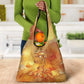 Ra Egyptian Grocery Bag Sun God Eye of Ra Fiery Wings Eternal Source Golden Light