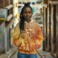 Ra Egyptian Hoodie Sun God Eye of Ra Fiery Wings Eternal Source Golden Light