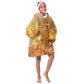 Ra Egyptian Kid Wearable Blanket Hoodie Sun God Eye of Ra Fiery Wings Eternal Source Golden Light