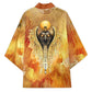 Ra Egyptian Kimono Sun God Eye of Ra Fiery Wings Eternal Source Golden Light