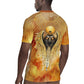Ra Egyptian Rugby Jersey Sun God Eye of Ra Fiery Wings Eternal Source Golden Light