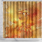 Ra Egyptian Shower Curtain Sun God Eye of Ra Fiery Wings Eternal Source Golden Light