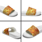 Ra Egyptian Slide Sandals Sun God Eye of Ra Fiery Wings Eternal Source Golden Light