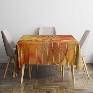 Ra Egyptian Tablecloth Sun God Eye of Ra Fiery Wings Eternal Source Golden Light