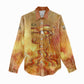 Ra Egyptian Women Casual Shirt Sun God Eye of Ra Fiery Wings Eternal Source Golden Light