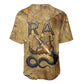 Ra Egyptian Baseball Jersey Sun God Solar Disk Serpent Slayer Ancient Egyptian Boat of the Underworld