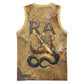 Ra Egyptian Basketball Jersey Sun God Solar Disk Serpent Slayer Ancient Egyptian Boat of the Underworld
