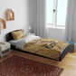 Ra Egyptian Bedding Set Sun God Solar Disk Serpent Slayer Ancient Egyptian Boat of the Underworld