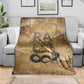 Ra Egyptian Blanket Sun God Solar Disk Serpent Slayer Ancient Egyptian Boat of the Underworld