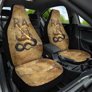 Ra Egyptian Car Seat Cover Sun God Solar Disk Serpent Slayer Ancient Egyptian Boat of the Underworld