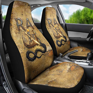 Ra Egyptian Car Seat Cover Sun God Solar Disk Serpent Slayer Ancient Egyptian Boat of the Underworld