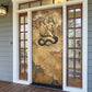 Ra Egyptian Door Cover Sun God Solar Disk Serpent Slayer Ancient Egyptian Boat of the Underworld