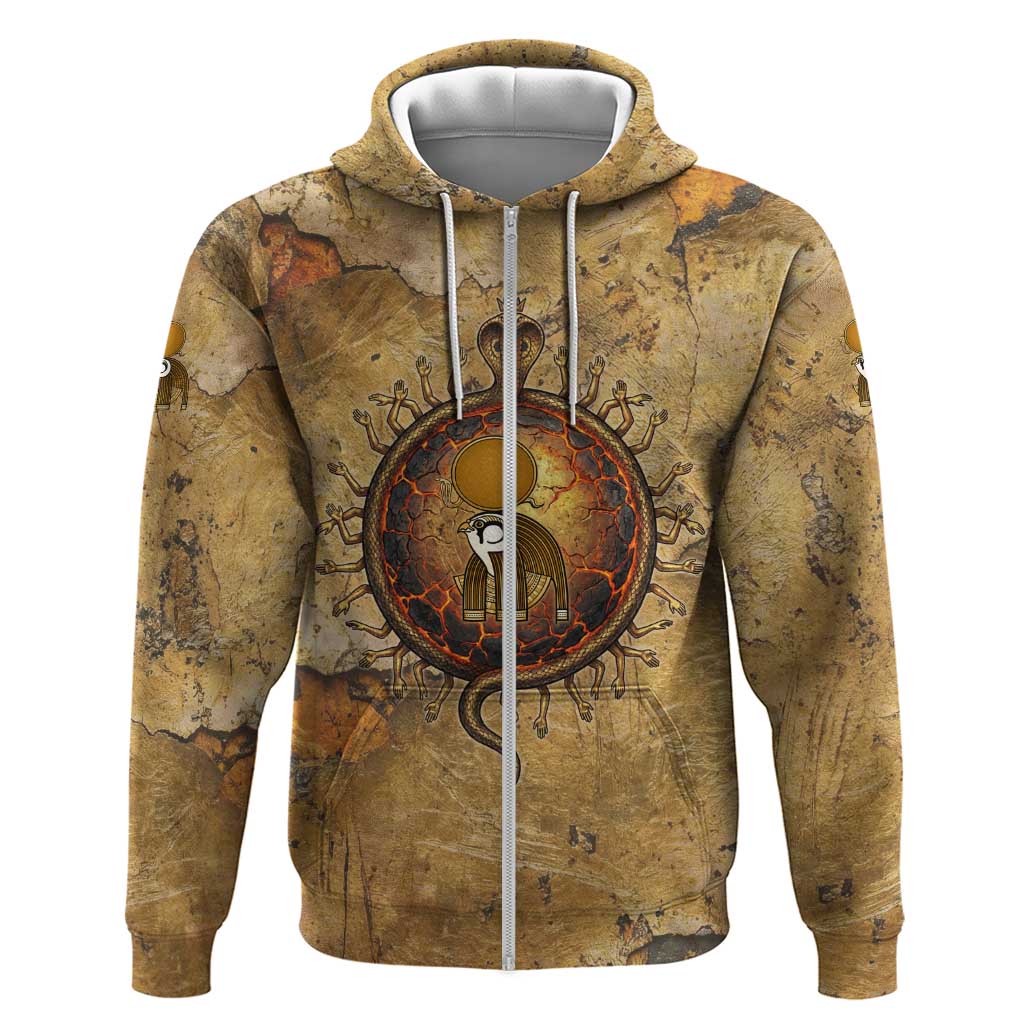 Ra Egyptian Hoodie Sun God Solar Disk Serpent Slayer Ancient Egyptian Boat of the Underworld