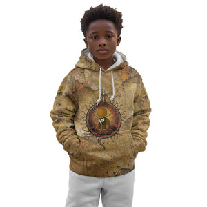 Ra Egyptian Kid Hoodie Sun God Solar Disk Serpent Slayer Ancient Egyptian Boat of the Underworld