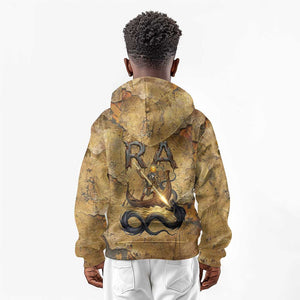 Ra Egyptian Kid Hoodie Sun God Solar Disk Serpent Slayer Ancient Egyptian Boat of the Underworld