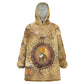 Ra Egyptian Kid Wearable Blanket Hoodie Sun God Solar Disk Serpent Slayer Ancient Egyptian Boat of the Underworld