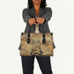 Ra Egyptian Leather Bag Sun God Solar Disk Serpent Slayer Ancient Egyptian Boat of the Underworld