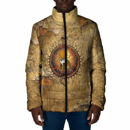 Ra Egyptian Padded Jacket Sun God Solar Disk Serpent Slayer Ancient Egyptian Boat of the Underworld