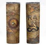 Ra Egyptian Skinny Tumbler Sun God Solar Disk Serpent Slayer Ancient Egyptian Boat of the Underworld
