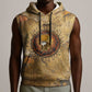 Ra Egyptian Sleeveless Hoodie Sun God Solar Disk Serpent Slayer Ancient Egyptian Boat of the Underworld