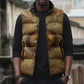 Ra Egyptian Sleeveless Puffer Jacket Sun God Solar Disk Serpent Slayer Ancient Egyptian Boat of the Underworld