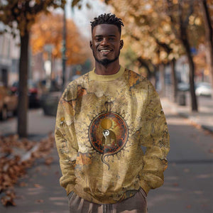 Ra Egyptian Sweatshirt Sun God Solar Disk Serpent Slayer Ancient Egyptian Boat of the Underworld