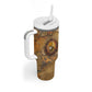 Ra Egyptian Tumbler With Handle Sun God Solar Disk Serpent Slayer Ancient Egyptian Boat of the Underworld