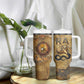 Ra Egyptian Tumbler With Handle Sun God Solar Disk Serpent Slayer Ancient Egyptian Boat of the Underworld