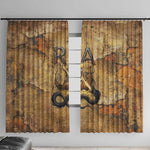 Ra Egyptian Window Curtain Sun God Solar Disk Serpent Slayer Ancient Egyptian Boat of the Underworld