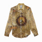 Ra Egyptian Women Casual Shirt Sun God Solar Disk Serpent Slayer Ancient Egyptian Boat of the Underworld