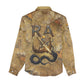 Ra Egyptian Women Casual Shirt Sun God Solar Disk Serpent Slayer Ancient Egyptian Boat of the Underworld