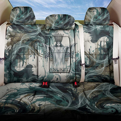 Anuket Egyptian Back Car Seat Cover Goddess of the Nile Flowing Water Gazelle Spirit The Embracer