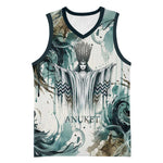Anuket Egyptian Basketball Jersey Goddess of the Nile Flowing Water Gazelle Spirit The Embracer