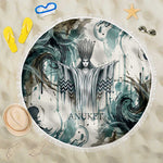 Anuket Egyptian Beach Blanket Goddess of the Nile Flowing Water Gazelle Spirit The Embracer