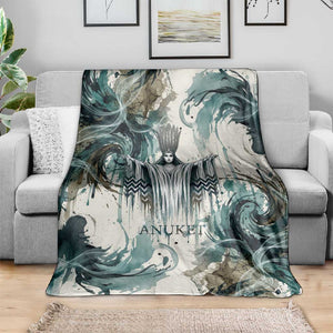 Anuket Egyptian Blanket Goddess of the Nile Flowing Water Gazelle Spirit The Embracer