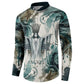 Anuket Egyptian Button Sweatshirt Goddess of the Nile Flowing Water Gazelle Spirit The Embracer