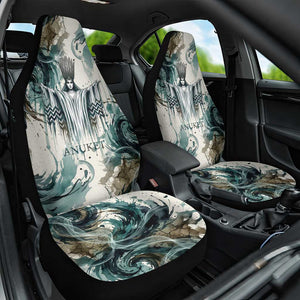 Anuket Egyptian Car Seat Cover Goddess of the Nile Flowing Water Gazelle Spirit The Embracer