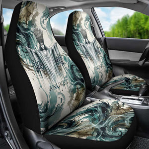 Anuket Egyptian Car Seat Cover Goddess of the Nile Flowing Water Gazelle Spirit The Embracer