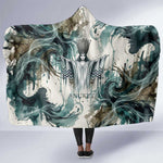 Anuket Egyptian Hooded Blanket Goddess of the Nile Flowing Water Gazelle Spirit The Embracer