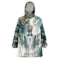 Anuket Egyptian Kid Wearable Blanket Hoodie Goddess of the Nile Flowing Water Gazelle Spirit The Embracer