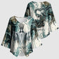 Anuket Egyptian Kimono Sleeve Blouse Goddess of the Nile Flowing Water Gazelle Spirit The Embracer
