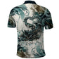 Anuket Egyptian Polo Shirt Goddess of the Nile Flowing Water Gazelle Spirit The Embracer